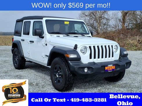 Used 2023 Jeep Wrangler Unlimited Sport AWD/4WD image 1