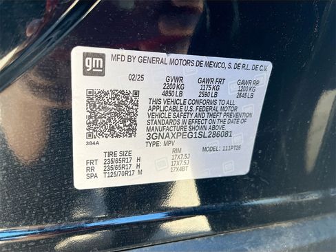 Used 2025 Chevrolet Equinox LT image 32