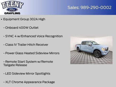 Used 2023 Ford F150 XLT w/ Equipment Group 302A High image 8