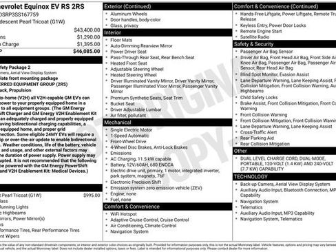 Used 2025 Chevrolet Equinox EV RS FWD image 17
