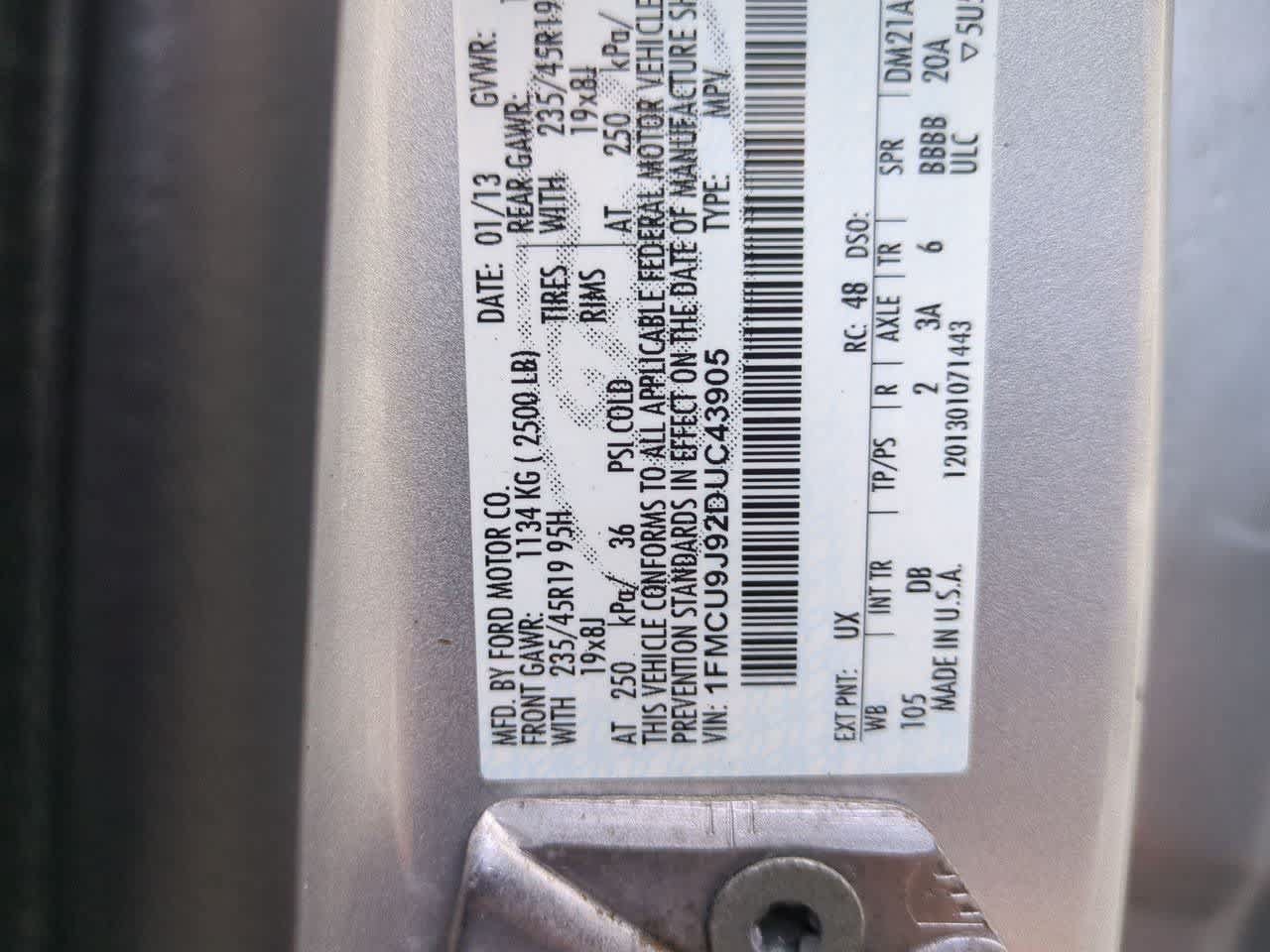 Used 2013 Ford Escape Titanium w/ Class II Trailer Tow Pkg AWD/4WD image 34