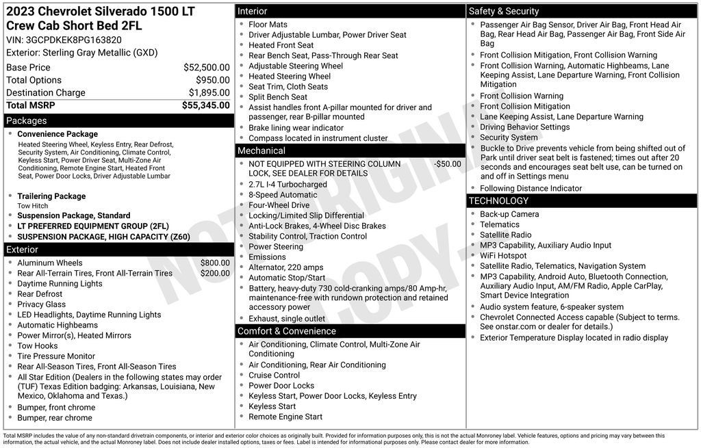 Used 2023 Chevrolet Silverado 1500 LT AWD/4WD image 32