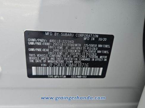 Used 2021 Subaru Forester Limited w/ Popular Package #3 AWD/4WD image 14