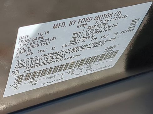 Used 2019 Ford Explorer XLT w/ Equipment Group 202A image 42