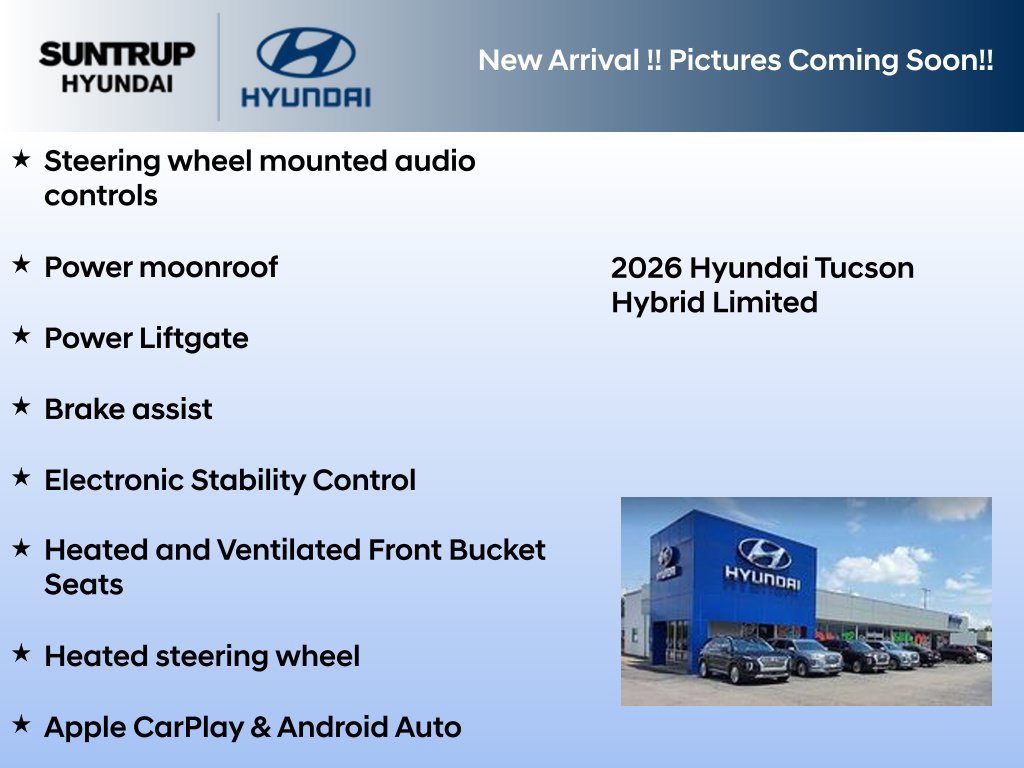 New 2026 Hyundai Tucson Limited w/ Tow & Go Package AWD/4WD image 4