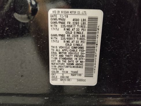 Used 2020 Nissan Rogue S FWD image 33