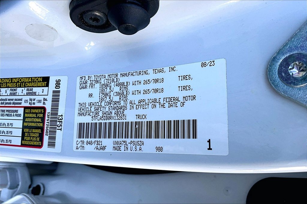 Used 2024 Toyota Tundra SR5 w/ TRD Off-Road Package AWD/4WD image 22