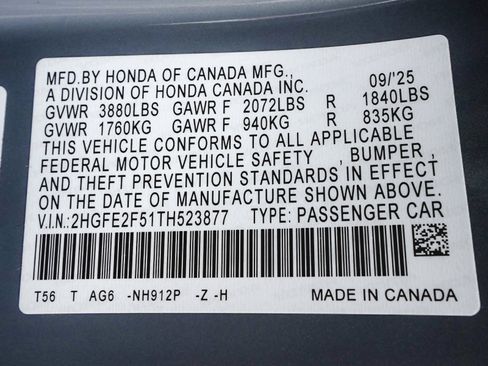 Used 2026 Honda Civic Sport image 16