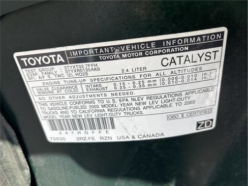 Used 2003 Toyota Tacoma 2WD Xtracab image 16