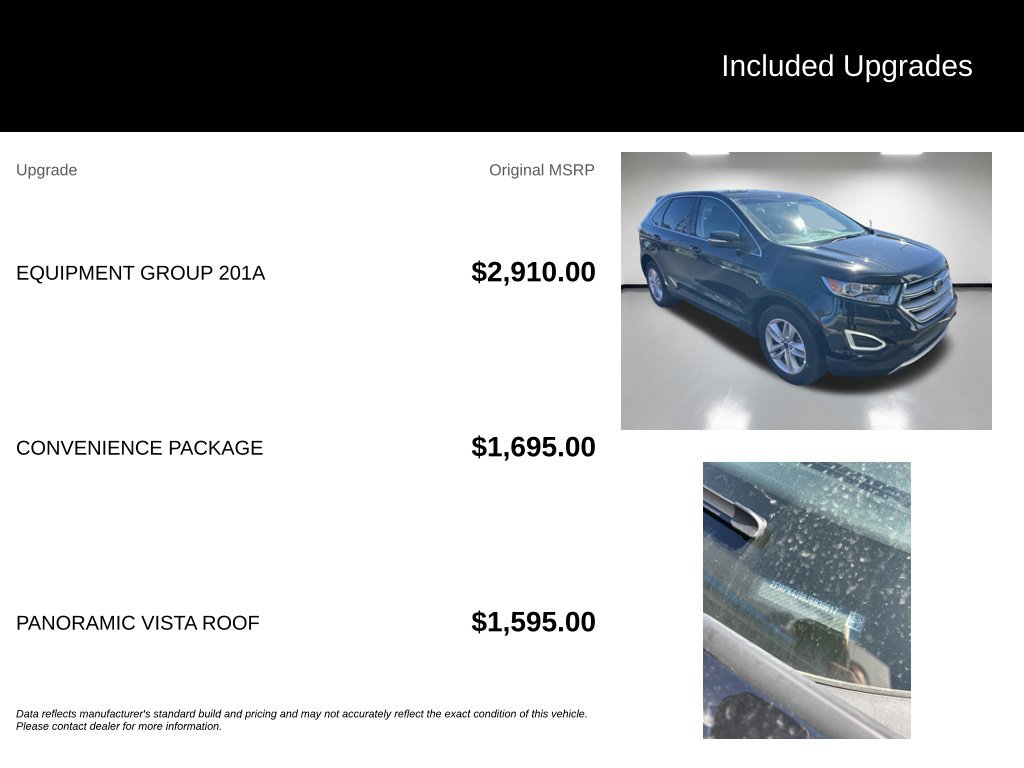 Used 2018 Ford Edge SEL w/ Equipment Group 201A AWD/4WD image 7