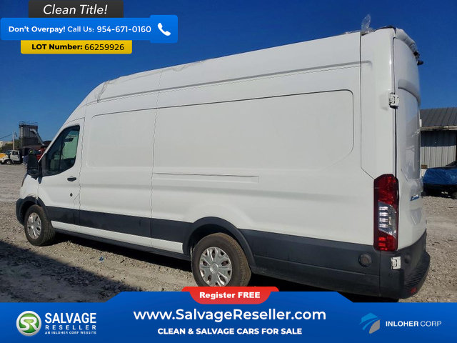 Used 2022 Ford E-Transit 148 High Roof Extended RWD image 3