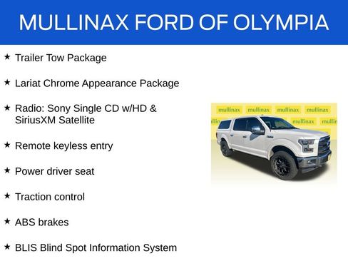 Used 2017 Ford F150 Lariat w/ Equipment Group 501A Mid AWD/4WD image 17