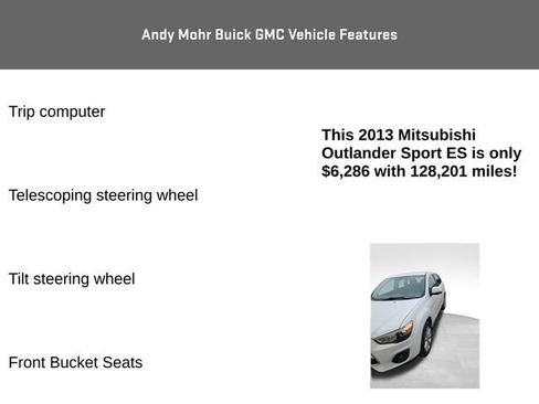 Used 2013 Mitsubishi Outlander Sport ES image 8