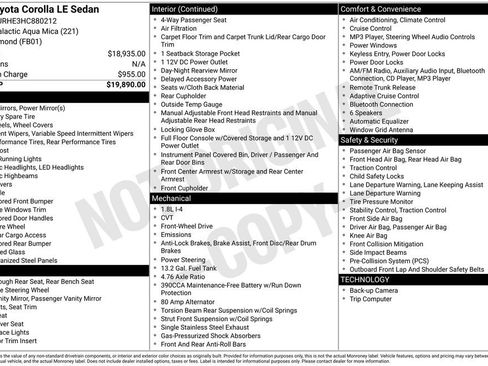 Used 2017 Toyota Corolla LE image 4