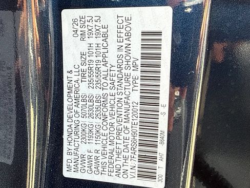 Certified 2026 Honda CR-V Sport Touring image 31