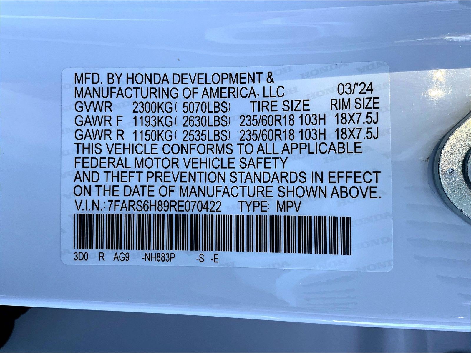 Used 2024 Honda CR-V Sport-L image 18