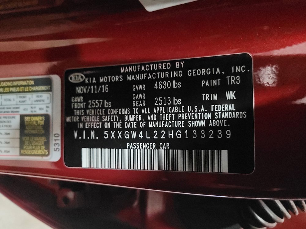 Used 2017 Kia Optima SX w/ Premium Technology Package FWD image 33