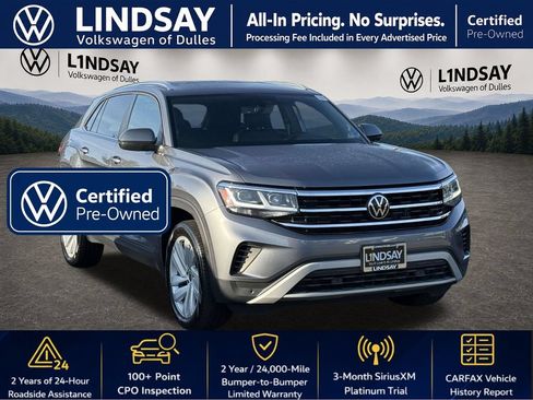 Certified 2023 Volkswagen Atlas Cross Sport SE FWD image 1
