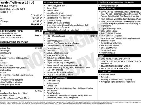 New 2026 Chevrolet TrailBlazer LS w/ LS Convenience Package FWD image 26