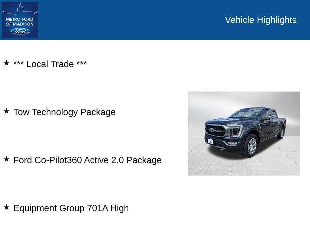 Used 2021 Ford F150 Platinum AWD/4WD image 2