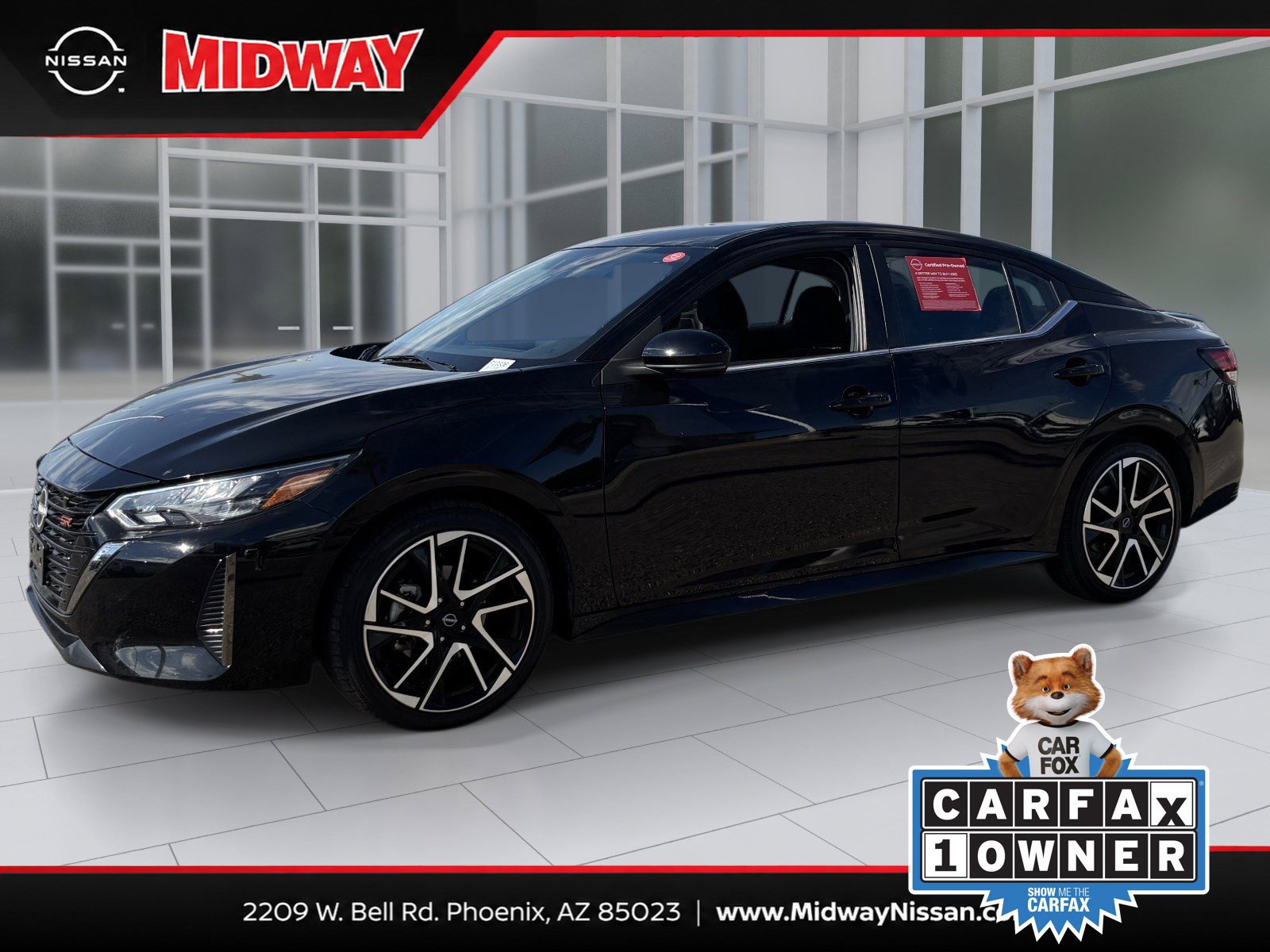 Used 2025 Nissan Sentra SR FWD image 1