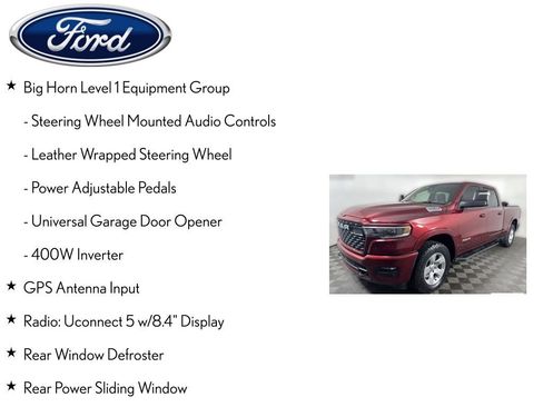 Used 2025 RAM 1500 Big Horn RWD image 8
