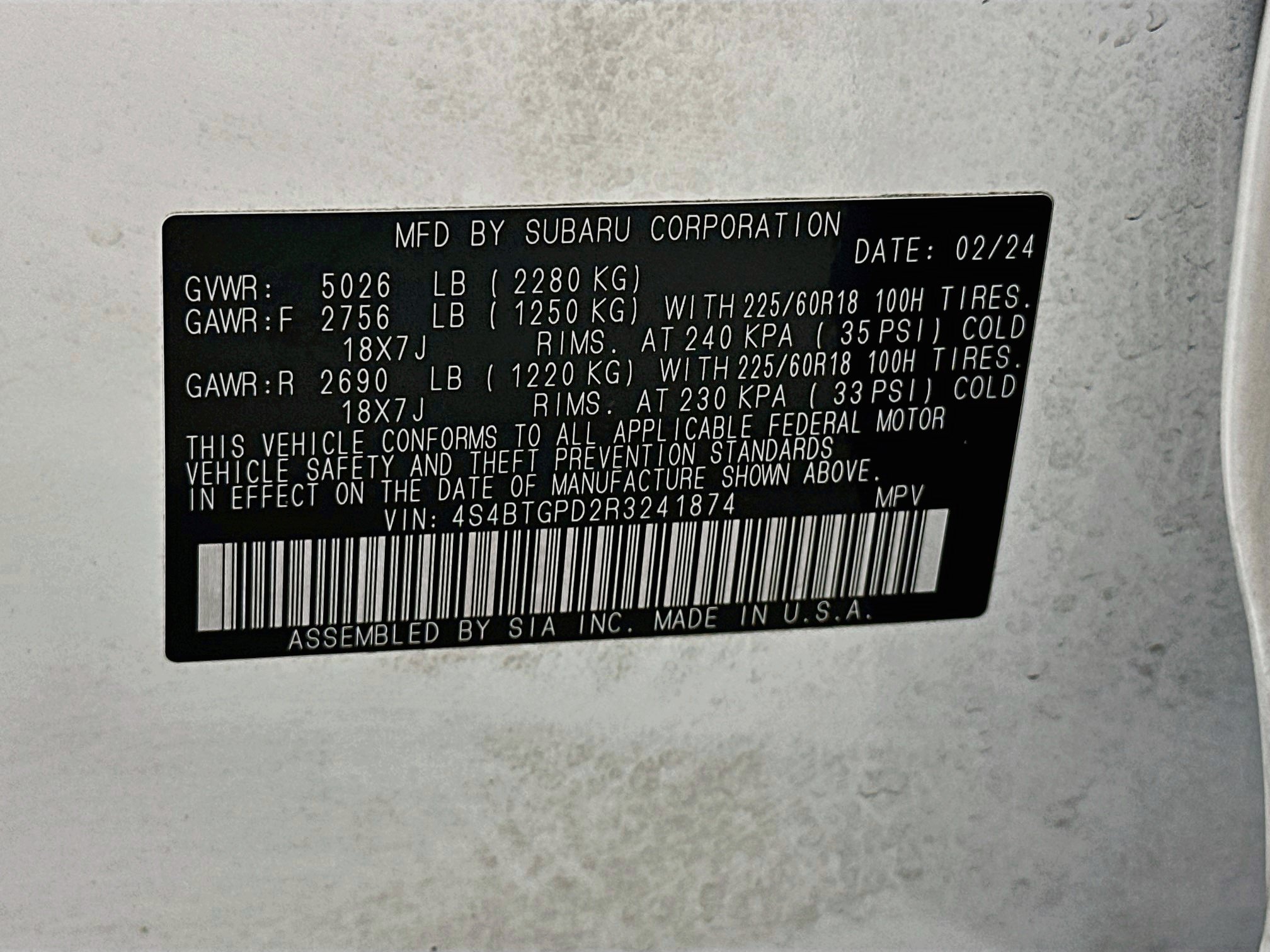 Used 2024 Subaru Outback Touring XT AWD/4WD image 33