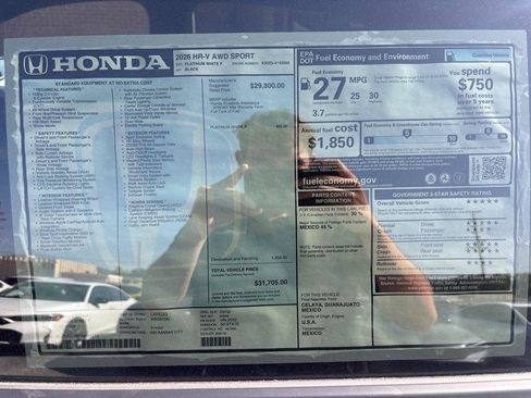 Used 2026 Honda HR-V Sport image 17