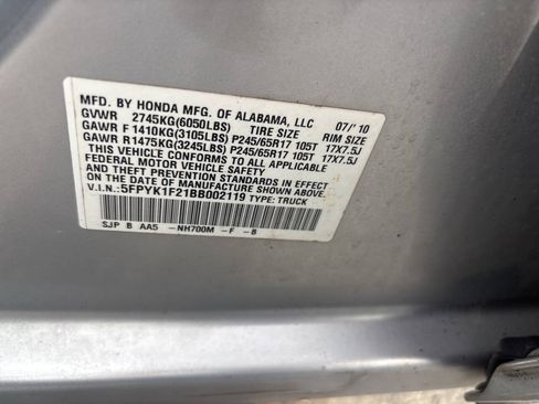 Used 2011 Honda Ridgeline RT image 17