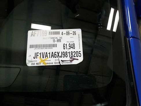 Used 2018 Subaru WRX w/ Popular Package #1 AWD/4WD image 10