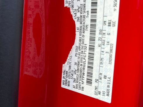 Certified 2020 Ford F150 Raptor w/ Equipment Group 802A Luxury image 17