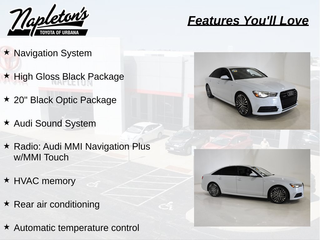 Used 2018 Audi A6 2.0T Premium w/ 20" Black Optic Package AWD/4WD image 7