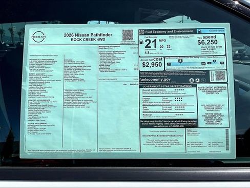 New 2026 Nissan Pathfinder Rock Creek image 14