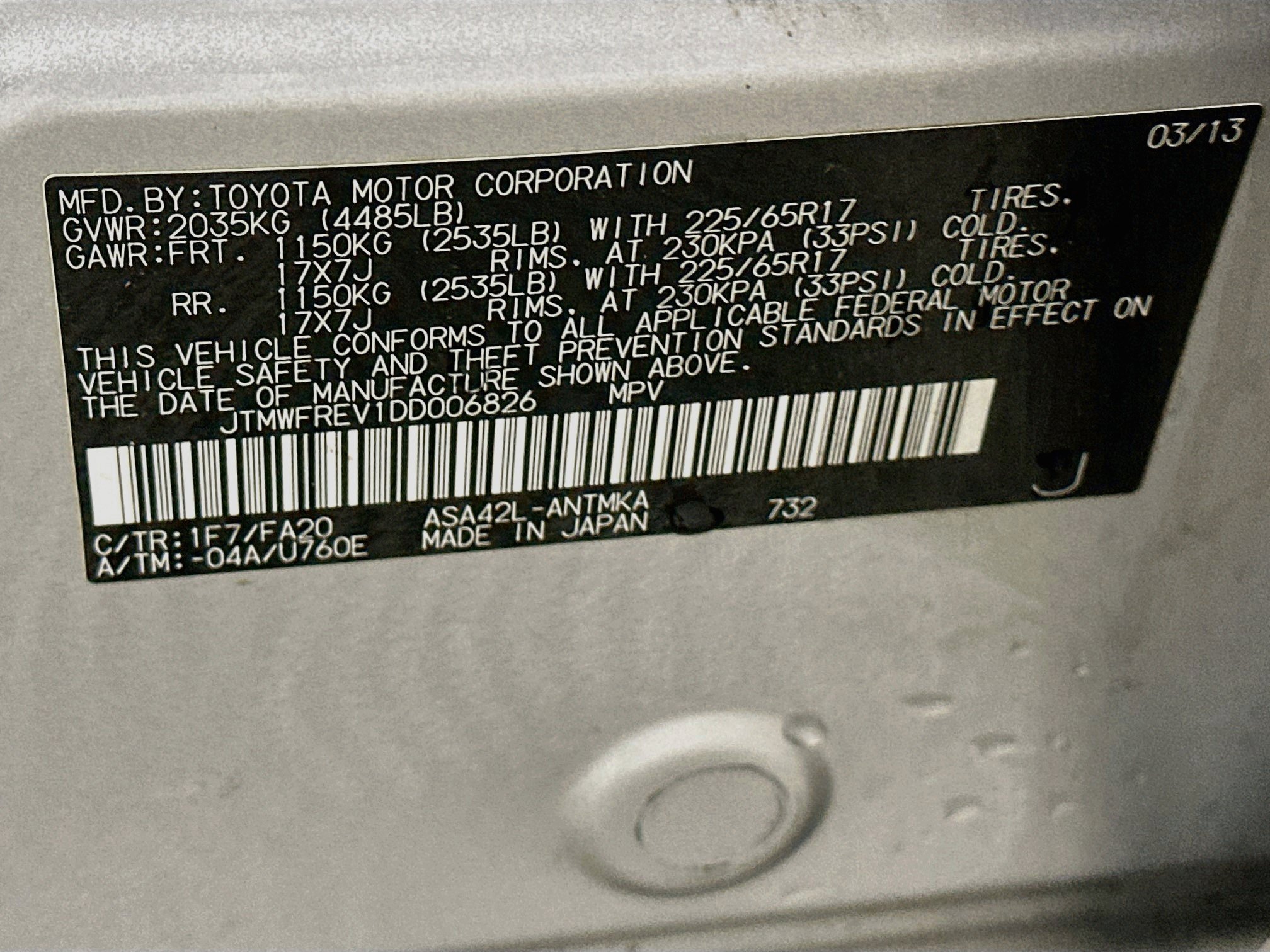 Used 2013 Toyota RAV4 XLE FWD image 12