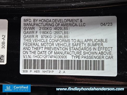 Certified 2023 Honda Accord Sport image 14