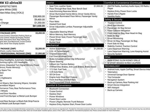 New 2026 BMW X3 xDrive30 w/ Premium Package image 2