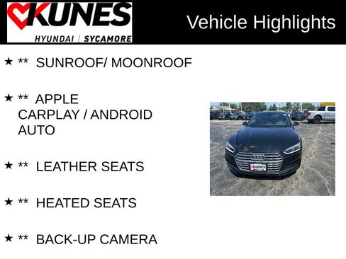 Used 2019 Audi A5 2.0T Premium w/ Convenience Package AWD/4WD image 2