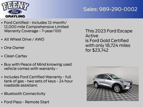 Used 2023 Ford Escape Active image 5