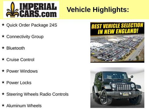 Used 2017 Jeep Wrangler Unlimited Sport w/ Quick Order Package 24S AWD/4WD image 8