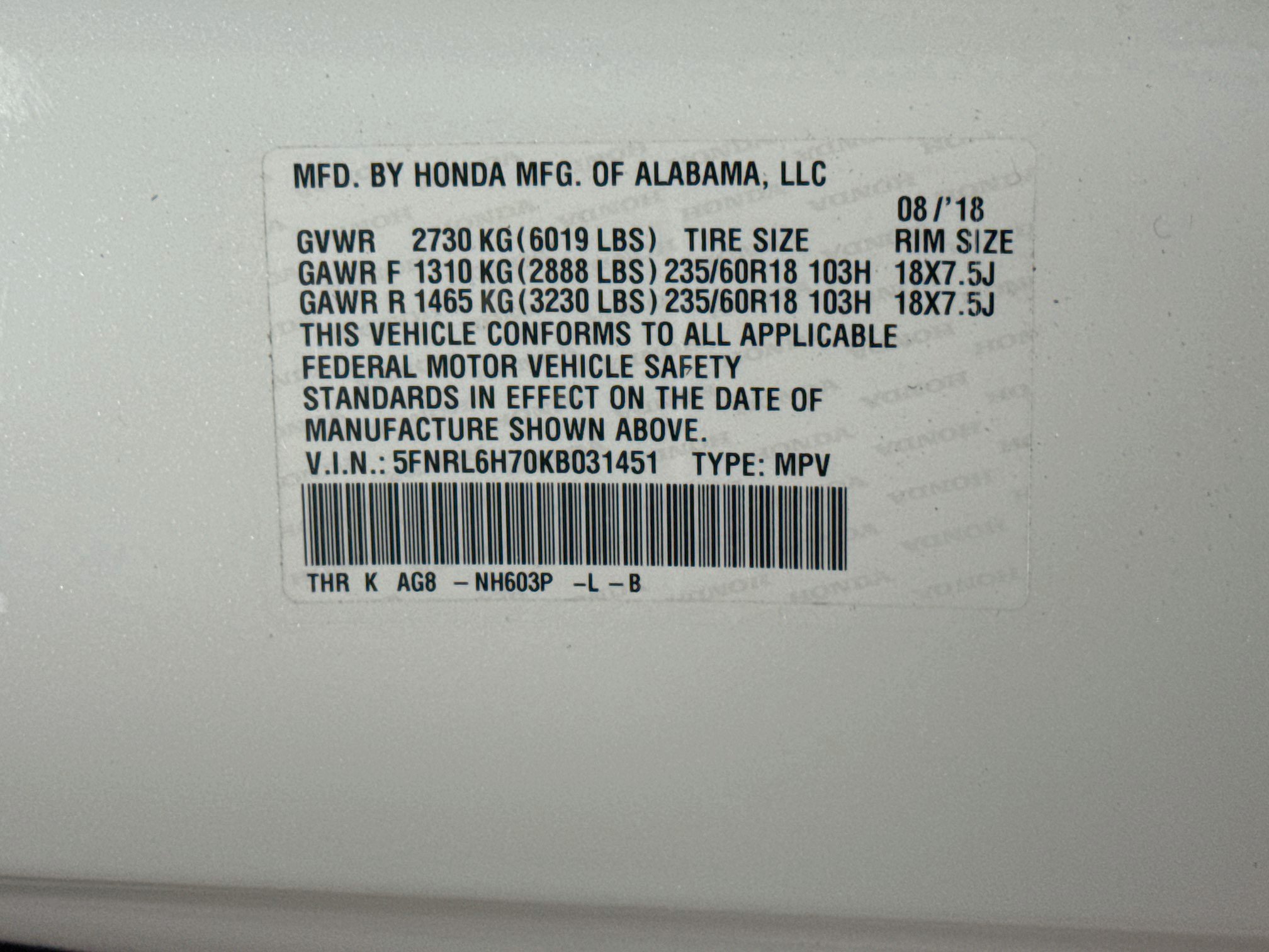 Used 2019 Honda Odyssey EX-L image 31