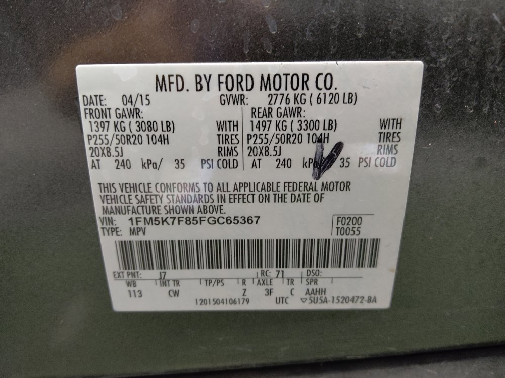 Used 2015 Ford Explorer Limited w/ Equipment Group 301A FWD image 33