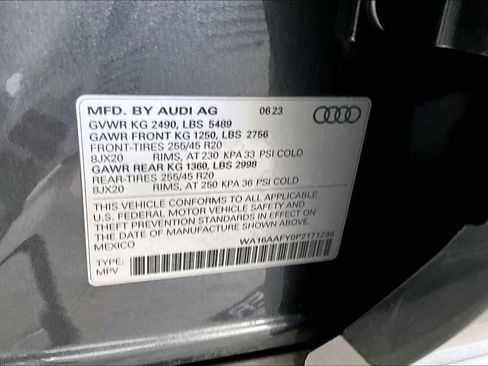 Used 2023 Audi Q5 2.0T Prestige w/ Prestige Package image 19