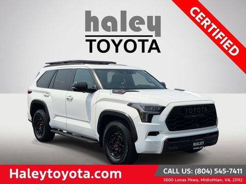 Certified 2025 Toyota Sequoia TRD Pro w/ Tow Technology Package AWD/4WD image 1