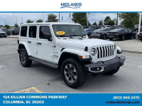 Used 2018 Jeep Wrangler Unlimited Sahara AWD/4WD image 1