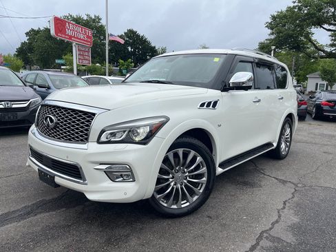 Used 2015 INFINITI QX80 4WD w/ Deluxe Technology Package image 1