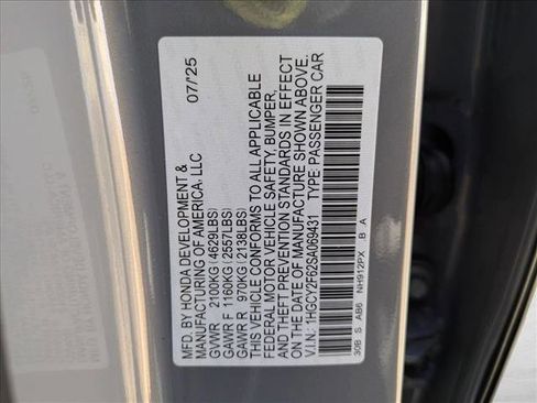 New 2025 Honda Accord EX-L image 23