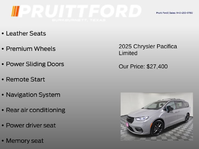 Used 2025 Chrysler Pacifica Limited FWD image 13