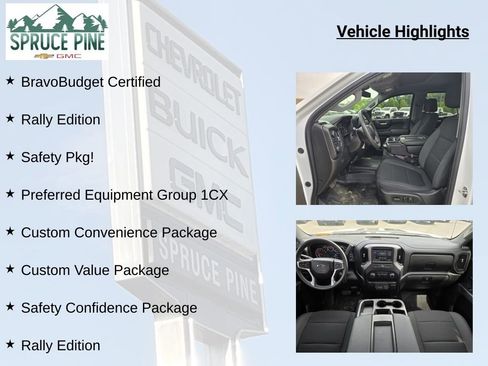 Certified 2022 Chevrolet Silverado 1500 Custom w/ Rally Edition AWD/4WD image 8