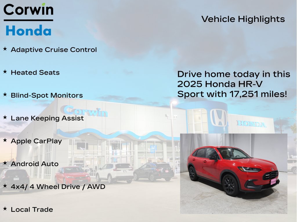 Used 2025 Honda HR-V Sport image 6