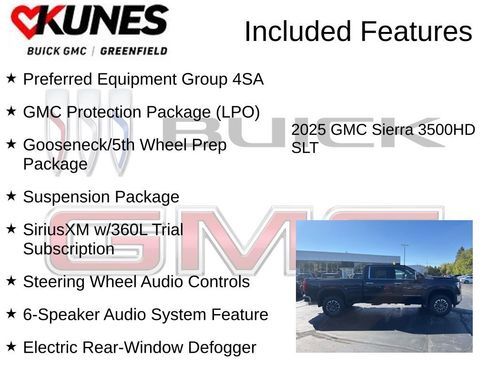 New 2025 GMC Sierra 3500 SLT AWD/4WD image 3